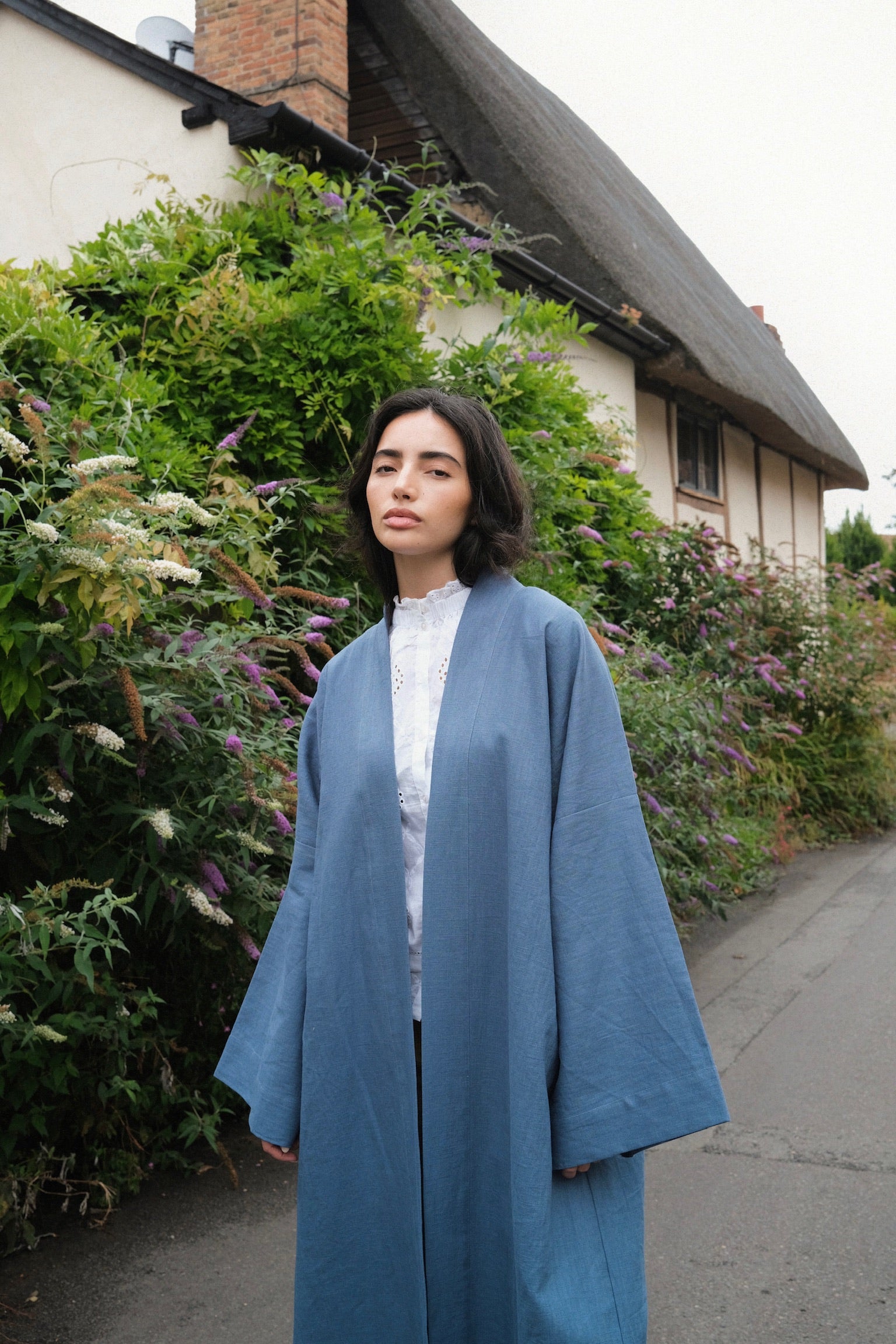 ROSALIE KIMONO ABAYA - FRENCH BLUE