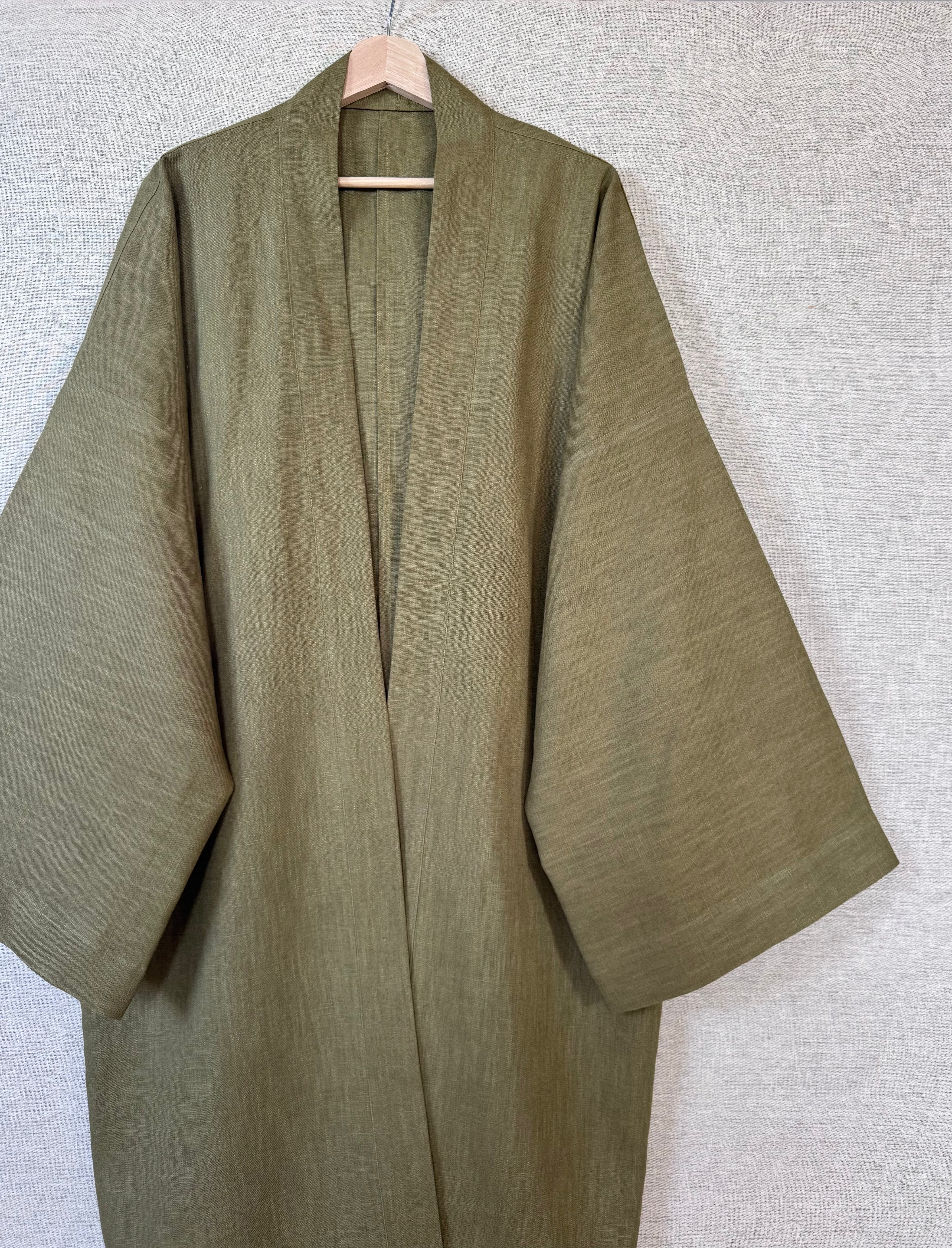 ROSALIE KIMONO ABAYA - HUNTING GREEN